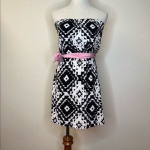 Summer date night strapless dress